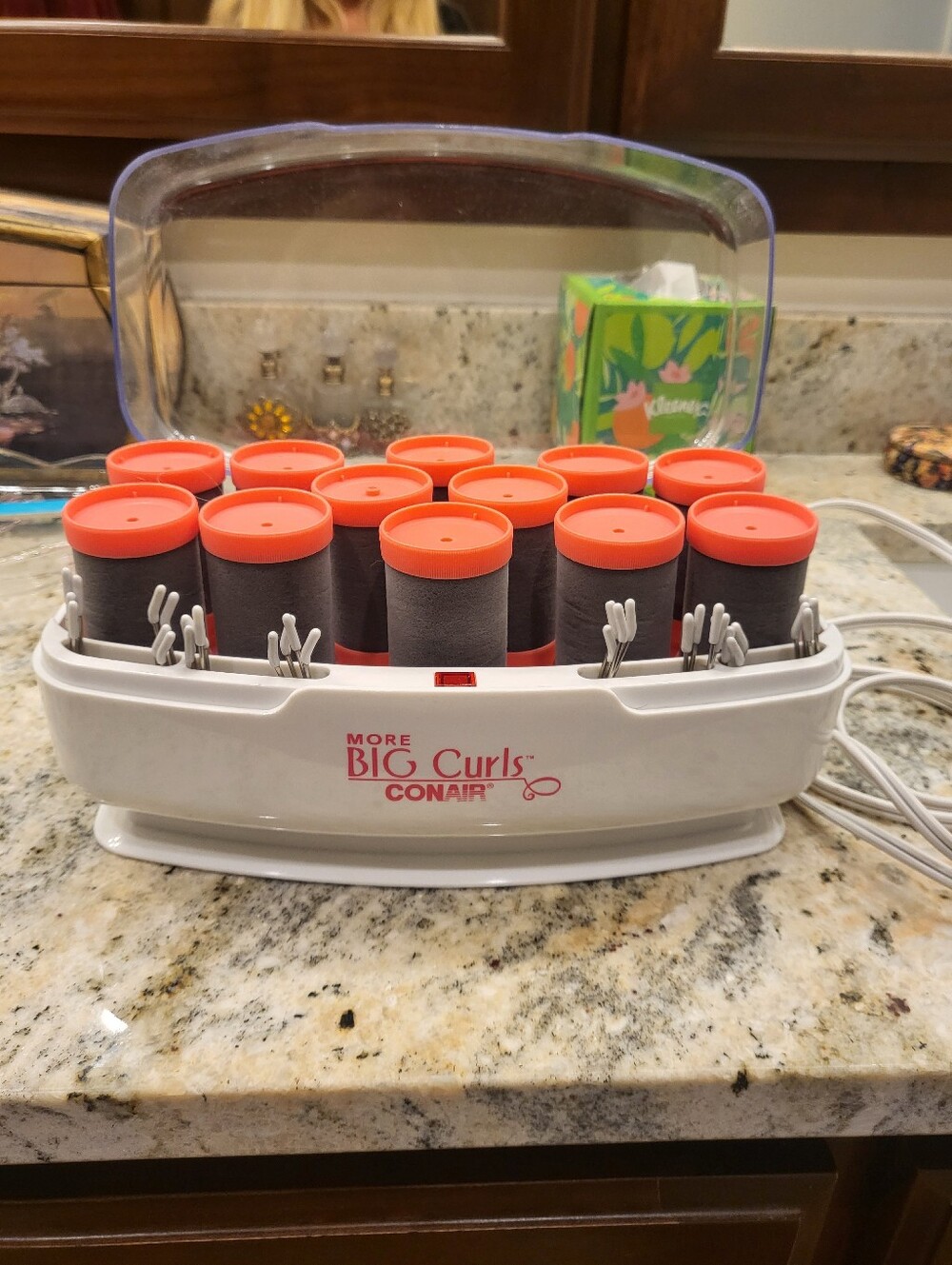 More Big Curls Conair Velvet Hot Rollers 1.5"
